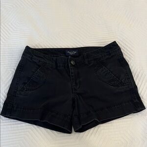 American Eagle Outfitters Black Chino Shorts